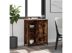 8721012126572 - Bonnevie - SideboardKommode Räuchereiche 70x30x80 cm Holzwerkstoff vidaXL