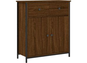 8721012126893 - Vidaxl - Sideboard Braun Eichen-Optik 70x30x80 cm Holzwerkstoff Braun