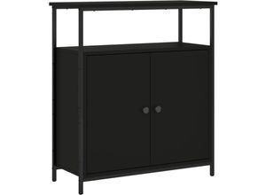 8721012126909 - Vidaxl - Sideboard Schwarz 70x30x80 cm Holzwerkstoff Schwarz