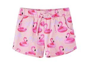 8721012128347 - Vidaxl - Kindershorts mit Kordelzug Flamingo-Schwimmring Hellrosa 104 26668