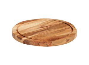 8721012135550 - Bonnevie - Schneidebrett Ø30x25 cm Massivholz Akazie vidaXL10508
