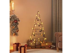 8721012137004 - Vidaxl - Metall-Weihnachtsbaum für Dekorationen Schwarz 125 cm 854287