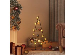 8721012137042 - Vidaxl - Metall-Weihnachtsbaum Deko Schwarz 60 cm