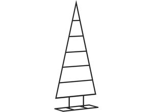 8721012137059 - Vidaxl - Metall-Weihnachtsbaum für Dekorationen Schwarz 90 cm 580253