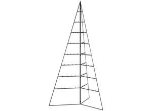 8721012137127 - Vidaxl - Metall-Weihnachtsbaum für Dekorationen Schwarz 180 cm