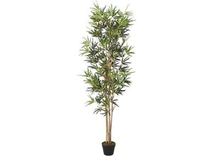 8721012137226 - Bambusbaum Künstlich 828 Blätter 150 cm Grün vidaXL - Grün