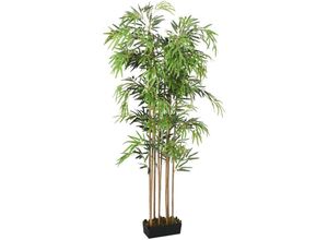 8721012137523 - Bonnevie - Bambusbaum Künstlich 1095 Blätter 150 cm Grün vidaXL470081