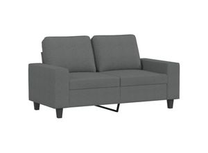 8721012141100 - Vidaxl - 2-Sitzer-Sofa Dunkelgrau 120 cm Stoff Grau