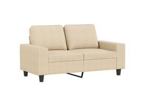 8721012141117 - Vidaxl - 2-Sitzer-Sofa Creme 120 cm Stoff Creme