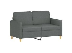 8721012141971 - Vidaxl - 2-Sitzer-Sofa Dunkelgrau 120 cm Stoff Grau