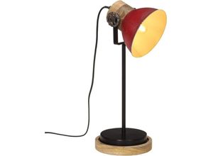 8721012160026 - Schreibtischlampe 25 W Rot 17x17x50 cm E27 vidaXL - Rot