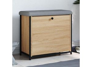 8721012163218 - Schuhbank mit Klappe Sonoma-Eiche 62x32x56 cm vidaXL681777