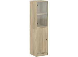 8721012213937 - Highboard mit Glastür Sonoma-Eiche 35x37x142 cm vidaXL