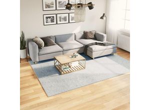 8721012227392 - Bonnevie - Teppich huarte Kurzflor Weich und Waschbar Blau 200x280 cm vidaXL39808