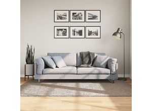 8721012228146 - Bonnevie - Shaggy-Teppich pamplona Hochflor Modern Beige 140x200 cm vidaXL442614