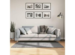 8721012228528 - Bonnevie - Shaggy-Teppich pamplona Hochflor Modern Grau 80x150 cm vidaXL105081