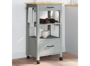 8721012251168 - Bonnevie - Küchenwagen monza 48x40x90 cm Massivholz Kiefer vidaXL585785