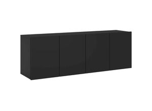 8721012255258 - Bonnevie - TV-Wandschränke 2 Stk Schwarz 60x30x41 cm vidaXL29604