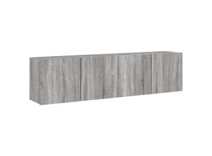 8721012255470 - Vidaxl - TV-Wandschränke 2 Stk Grau Sonoma 80x30x41 cm Grau