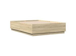 8721012273481 - Bettgestell mit led Sonoma-Eiche 140x200 cm Holzwerkstoff Vidaxl Braun 8721012273481 - Bettgestell mit led Sonoma-Eiche 140x200 cm Holzwerkstoff Vidaxl Braun