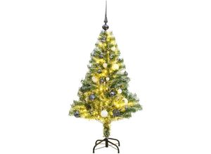 8721012278349 - Bonnevie - Künstlicher Weihnachtsbaum mit Schnee & Kugeln 150 LEDs 120 cm vidaXL14945