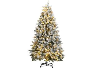 8721012278950 - Vidaxl - Künstlicher Weihnachtsbaum Klappbar mit Kugeln 300 LEDs 300 cm