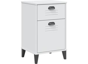 8721012310131 - Vidaxl - Nachttisch viken Weiß Holzwerkstoff Weiß