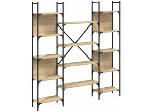 8721012339101 - Vidaxl - Bücherregal Sonoma-Eiche 1555x24x1665 cm Holzwerkstoff Braun