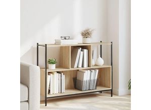 8721012339507 - Bonnevie - Bücherregal Sonoma-Eiche 102x28x775 cm Holzwerkstoff vidaXL72400