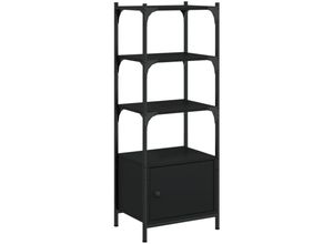 8721012340497 - Vidaxl - Bücherregal 3 Fächer Schwarz 41x30x1095 cm Holzwerkstoff Schwarz