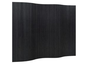 8721012370098 - Vidaxl - Paravent Schwarz 165x250 cm Bambus Schwarz