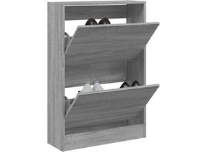 8721012381308 - Bonnevie - Schuhschrank Grau Sonoma 60x21x875 cm Holzwerkstoff vidaXL754491