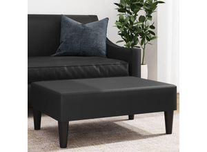 8721012460010 - Bonnevie - Fußhocker Schwarz 77x55x31 cm Kunstleder vidaXL50887