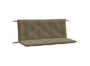 8721012462663 - Gartenbank-Auflagen 2 Stk Melange Taupe 120x50x7 cm Stoff vidaXL - Taupe