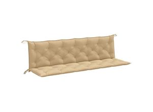 8721012462946 - Vidaxl - Gartenbank-Auflagen 2 Stk Melange Beige 200x50x7 cm Stoff 207145