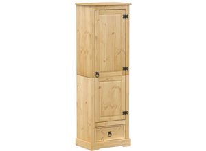 8721012464469 - Vidaxl - Kleiderschrank Corona 55x38x170 cm Massivholz Kiefer Braun