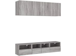 8721012469310 - Vidaxl - 5-tlg Wohnwand Grau Sonoma Holzwerkstoff Grau