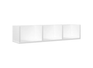 8721012493315 - Vidaxl - Wandschrank Weiß 75x18x165 cm Holzwerkstoff Weiß