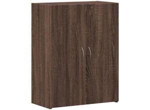 8721012496736 - Vidaxl - Aktenschrank Braun Eichen-Optik 60x32x775 cm Holzwerkstoff Braun