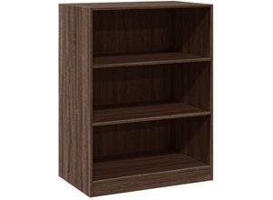 8721012497290 - Vidaxl - Kleiderschrank Braun Eichen-Optik 77x48x102 cm Holzwerkstoff Braun