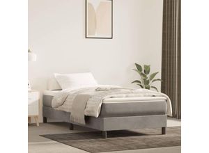 8721012876385 - Taschenfederkernmatratze Hellgrau 120x190x20 cm Stoff vidaXL - Light grey 8721012876385 - Taschenfederkernmatratze Hellgrau 120x190x20 cm Stoff vidaXL - Light grey