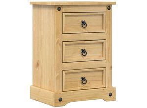 8721012878969 - Vidaxl - Nachttisch Corona 45x35x64 cm Massivholz Kiefer 887371