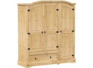 8721012879034 - Vidaxl - Kleiderschrank Corona 1515x52x170 cm Massivholz Kiefer Braun