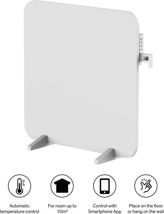 8721022290188 - Electric Heater - Smart Infrared Heating Panel - Elektrischer Heizkörper - Heizung - 10 m2 - 350 Watt - Weiß