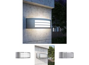 8721031332398 - Prolenta Premium - The Living Store Außenwandlampe Edelstahl - Außenbeleuchtung - Silber