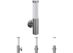 8721031333333 - The Living Store Wandleuchte RVS Indoor & Outdoor Wasserdicht - Außenbeleuchtung - Silber