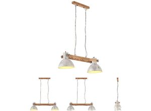 8721031334910 - The Living Store - Hängelampe Industriestil 25 w Silbern 109 cm E27 - Lampen - Mehrfarbig