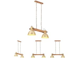 8721031335412 - The Living Store - Hängelampe Industriestil 25 w Messing 109 cm E27 - Lampen - Mehrfarbig