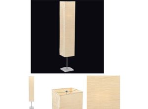 8721031336389 - Standleuchte mit Stahlständer 135 cm Beige - Lampen - Beige - The Living Store