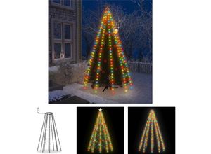 8721031337034 - The Living Store Weihnachtsbaum-Lichternetz mit 300 LEDs Mehrfarbig 300 cm - Lichtschläuche & Lichterketten - Mehrfarbig